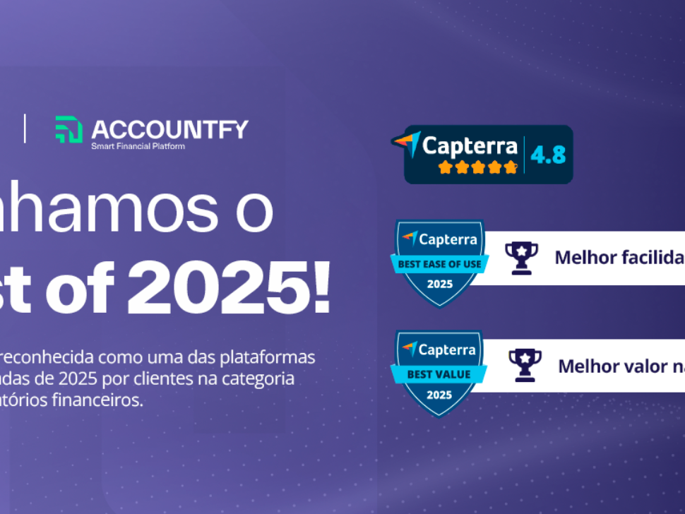 Accountfy é reconhecida no Prêmio "Best of 2025 do Capterra"