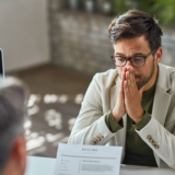 distraught-young-man-feeling-uncertain-while-having-job-interview-office